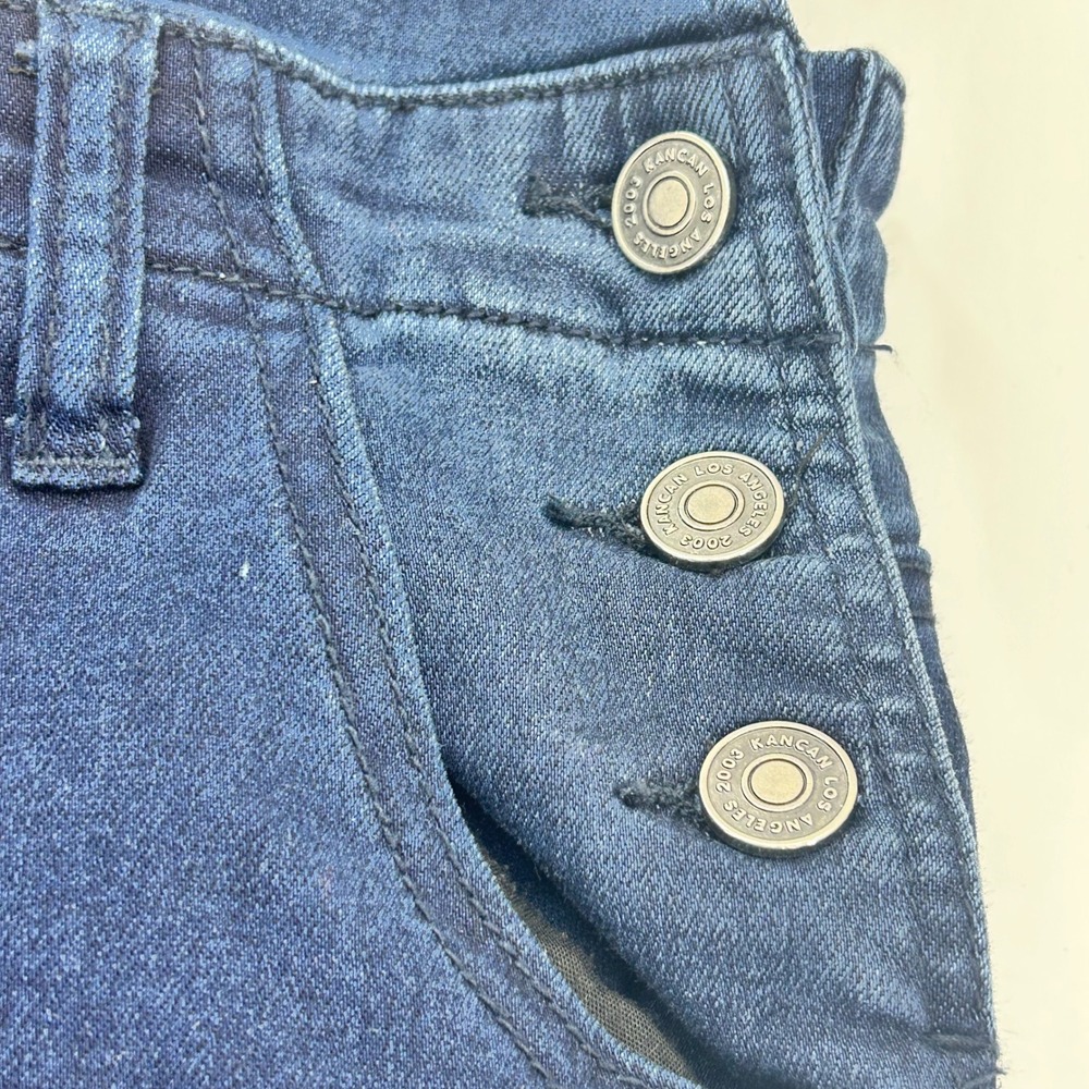 Kan Can Los Angeles Women's Denim‎ Blue Overall Jeans Size Medium - Picture 8 of 9